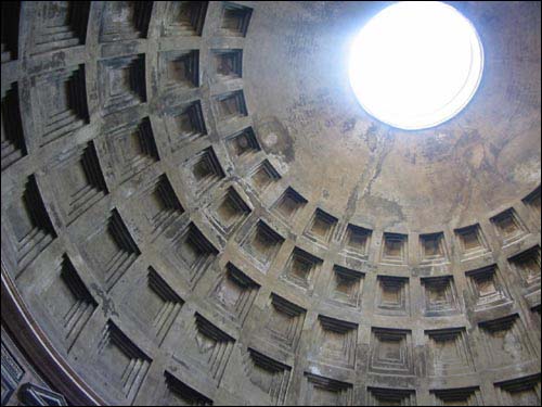 Inside Pantheon picture, Rome