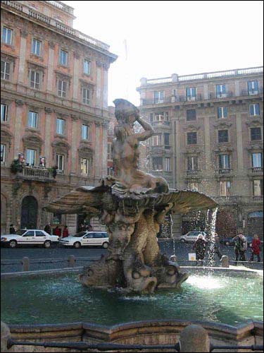 Triton Fountain picture, Rome