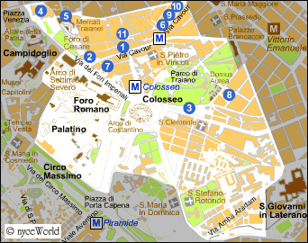 Mappa di Roma, Colosseo